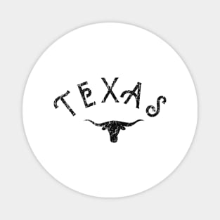 Texas Bulle Vintage Pride Western USA Magnet